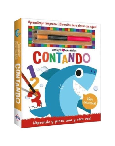 Libro pintar con agua