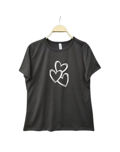 Camiseta cuello redondo para dama