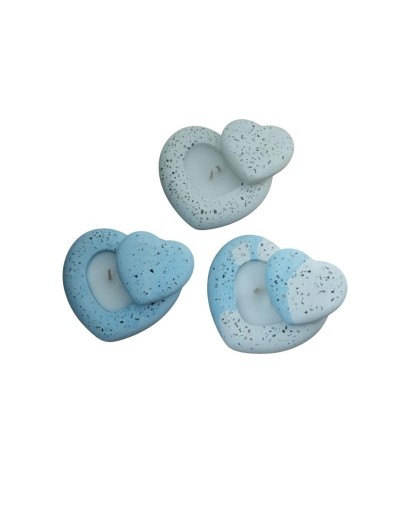 Eco vela cofre corazón
