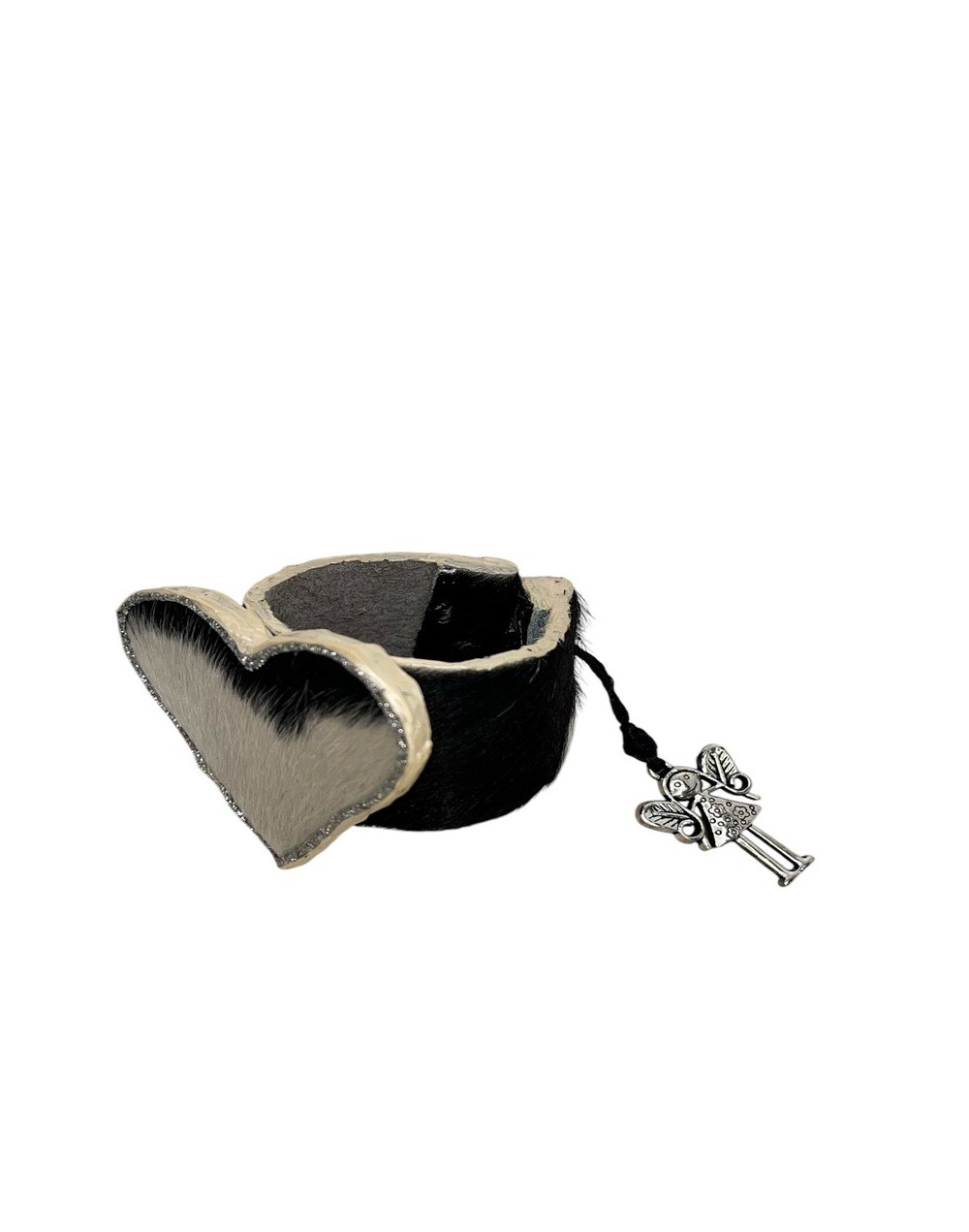 Pulsera de cuero corazon