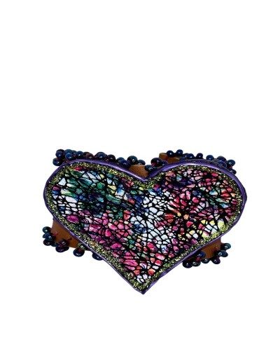 Pulsera de cuero corazon