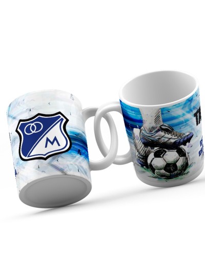 Taza Motivacional "¡Con Millonarios, cada momento es único!