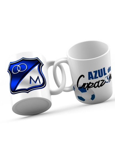 Taza Motivacional "¡Con Millonarios, cada momento es único!