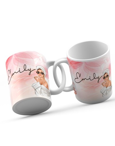 Taza Motivacional "La belleza empieza con confianza"