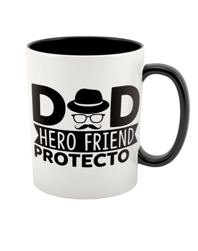 Taza Motivacional "Papá, eres el héroe que hace todo posible"