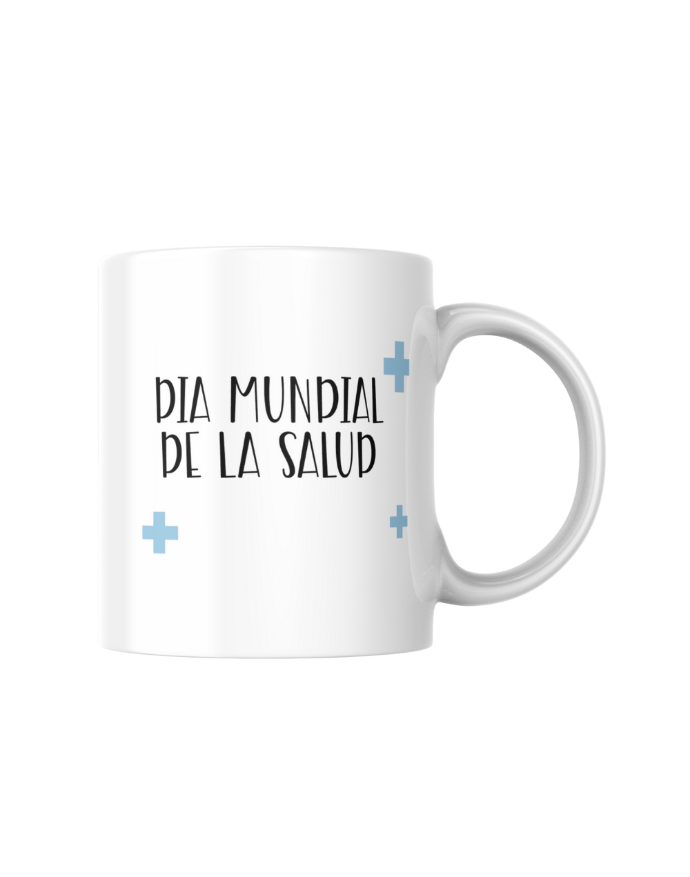 "Taza Motivacional Día Mundial de la Salud – Personalizada, Cerámica de 11 oz con Café Tostado Juan Valdez, 40g, Presentada en u
