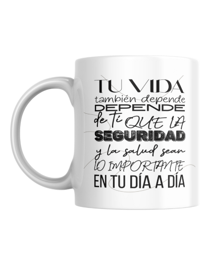   taza única y motivacional dia Mundial de la Salud y la Seguridad 