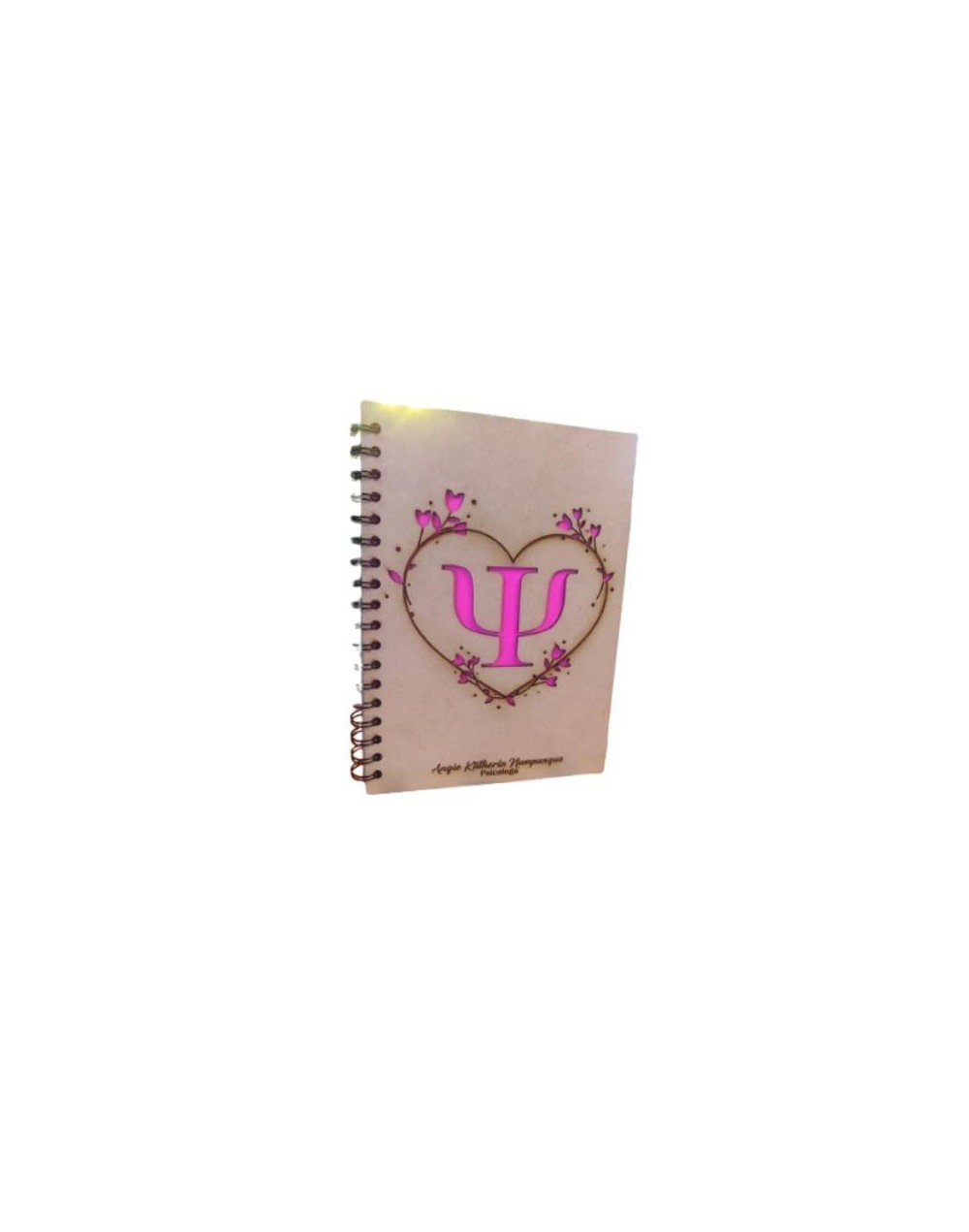 Agenda en MDF personalizada