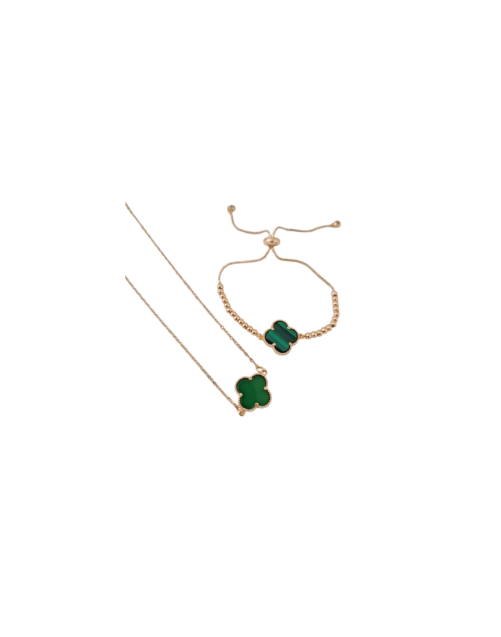 Cadena Trebol Verde
