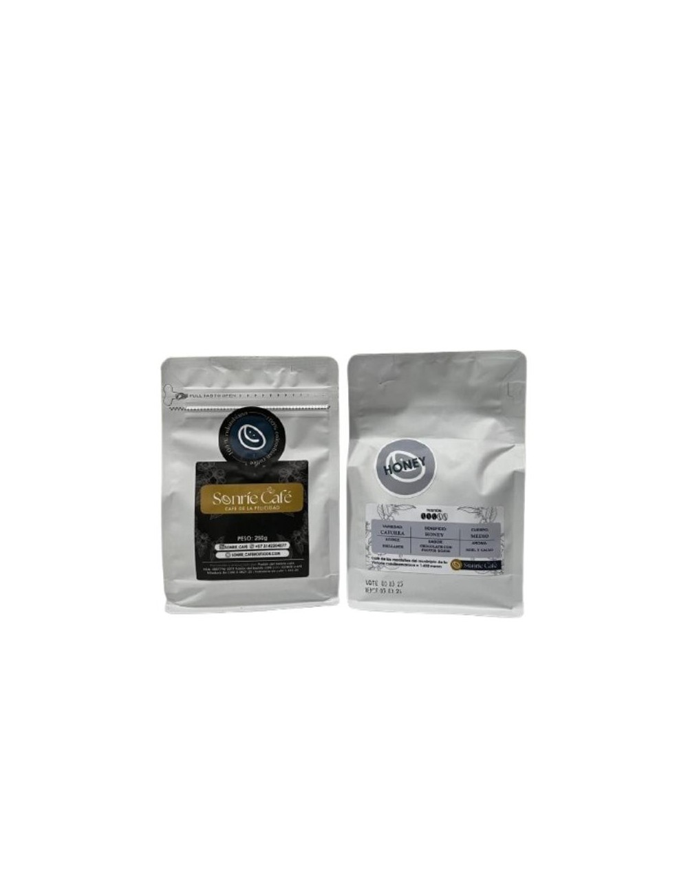 Café caturra honey 250gr - grano