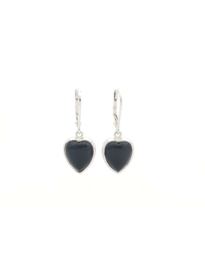 Aretes corazón onix sist Español QUEZTTEMA