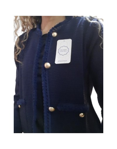 Chaqueta Armonia Azul Oscura
