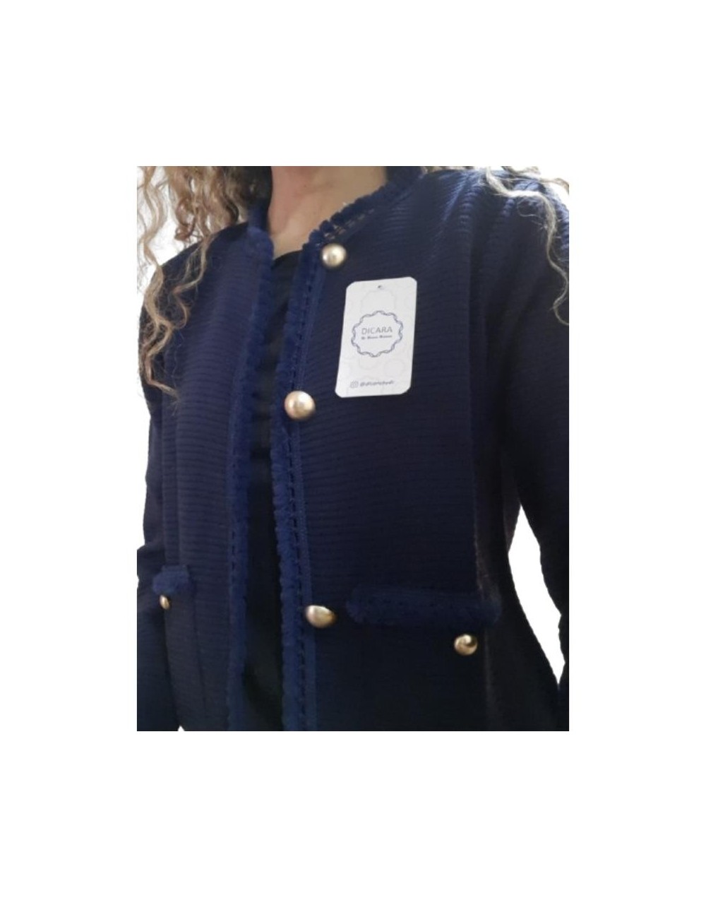 Chaqueta Armonia Azul Oscura