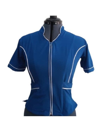 Blusa Antifluido Cremallera Dama