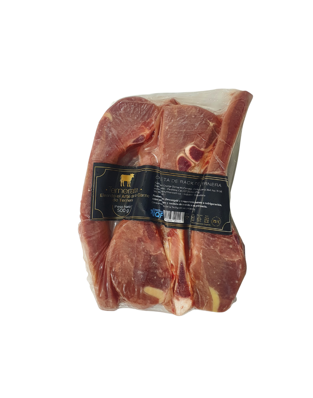 Chuleta de rack de Ternera x 500g