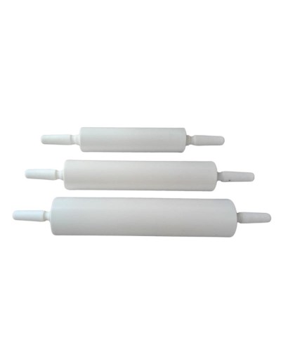 Rodillo para repostería acrílico PVC 9.0 cms de diámetro x 40 cms de largo 