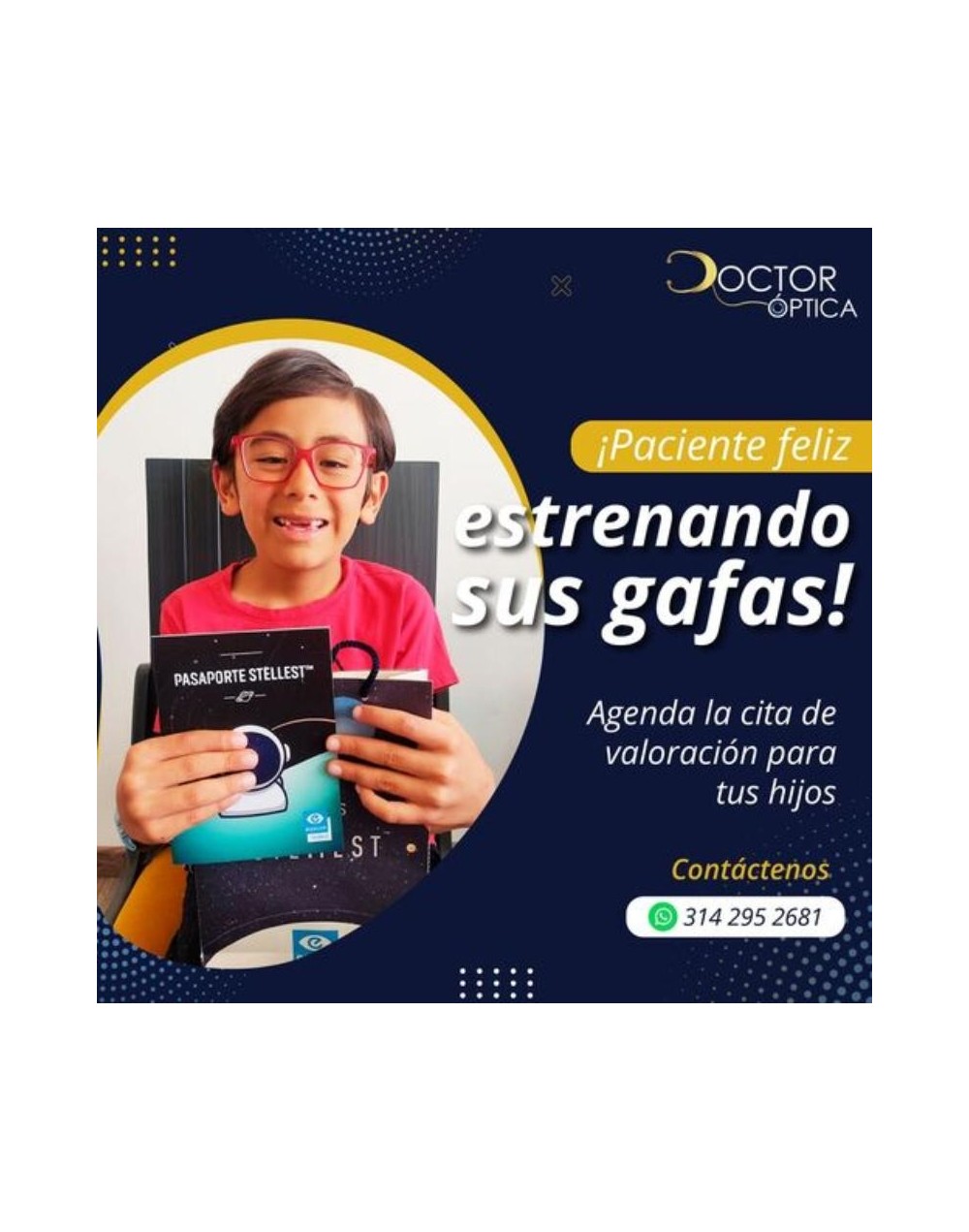 CONSULTA OPTOMETRIA PEDIATRICA CONTROL MIOPIA