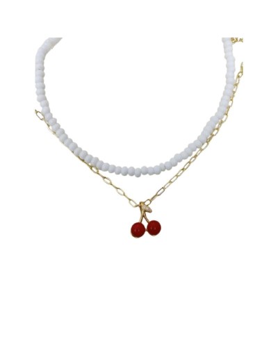 Collar de cerezas