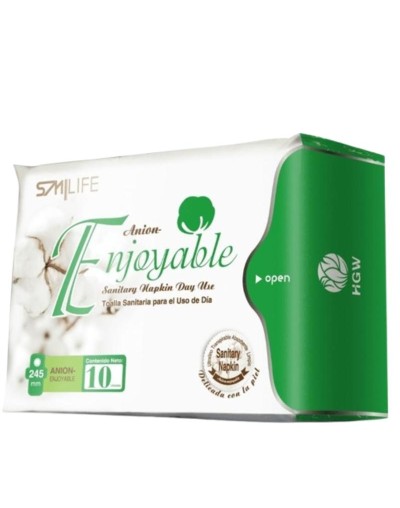 Toalla higiénica smilife día X 10 und