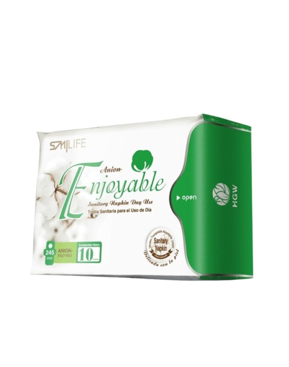 Toalla higiénica smilife día X 10 und