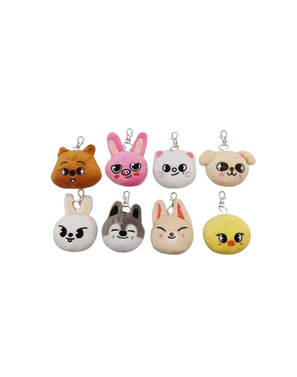 Espectaculares llaveros de peluche K-pop SKZOO