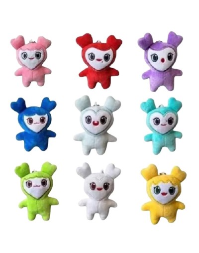 Espectaculares llaveros de peluche K-pop Lovely