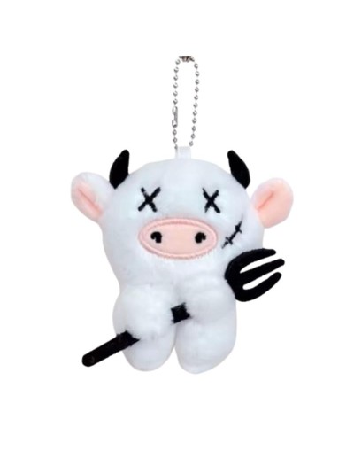 Espectaculares llaveros de peluche Vaca