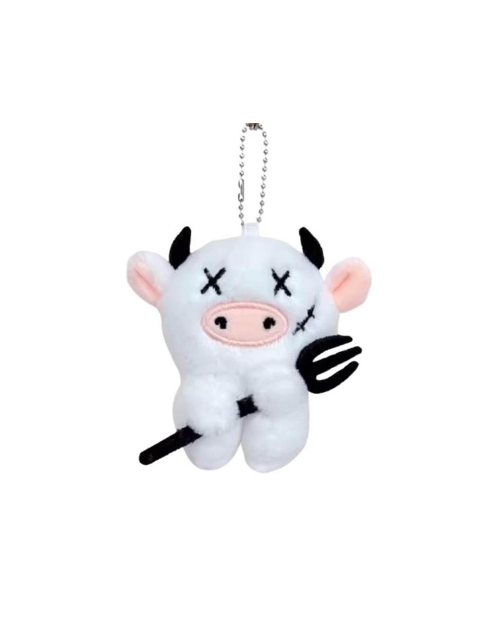 Espectaculares llaveros de peluche Vaca