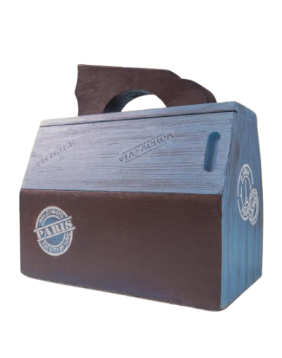 Caja para betunes en pino