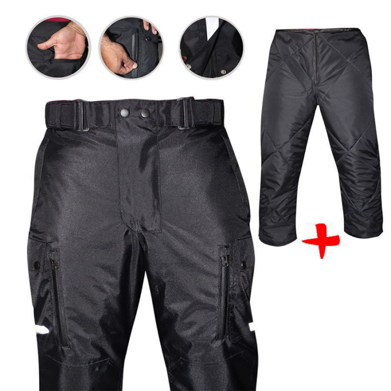 Pantalón de protección motociclista ab aventure impermeable.