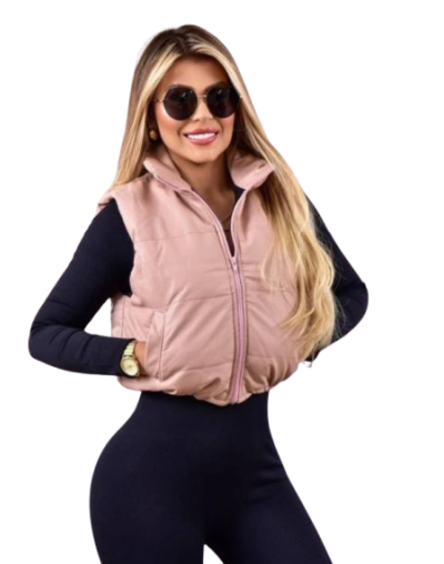 CHALECO BOMBACHO CUERINA