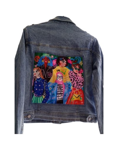 Chaqueta en Jean dama personalizada