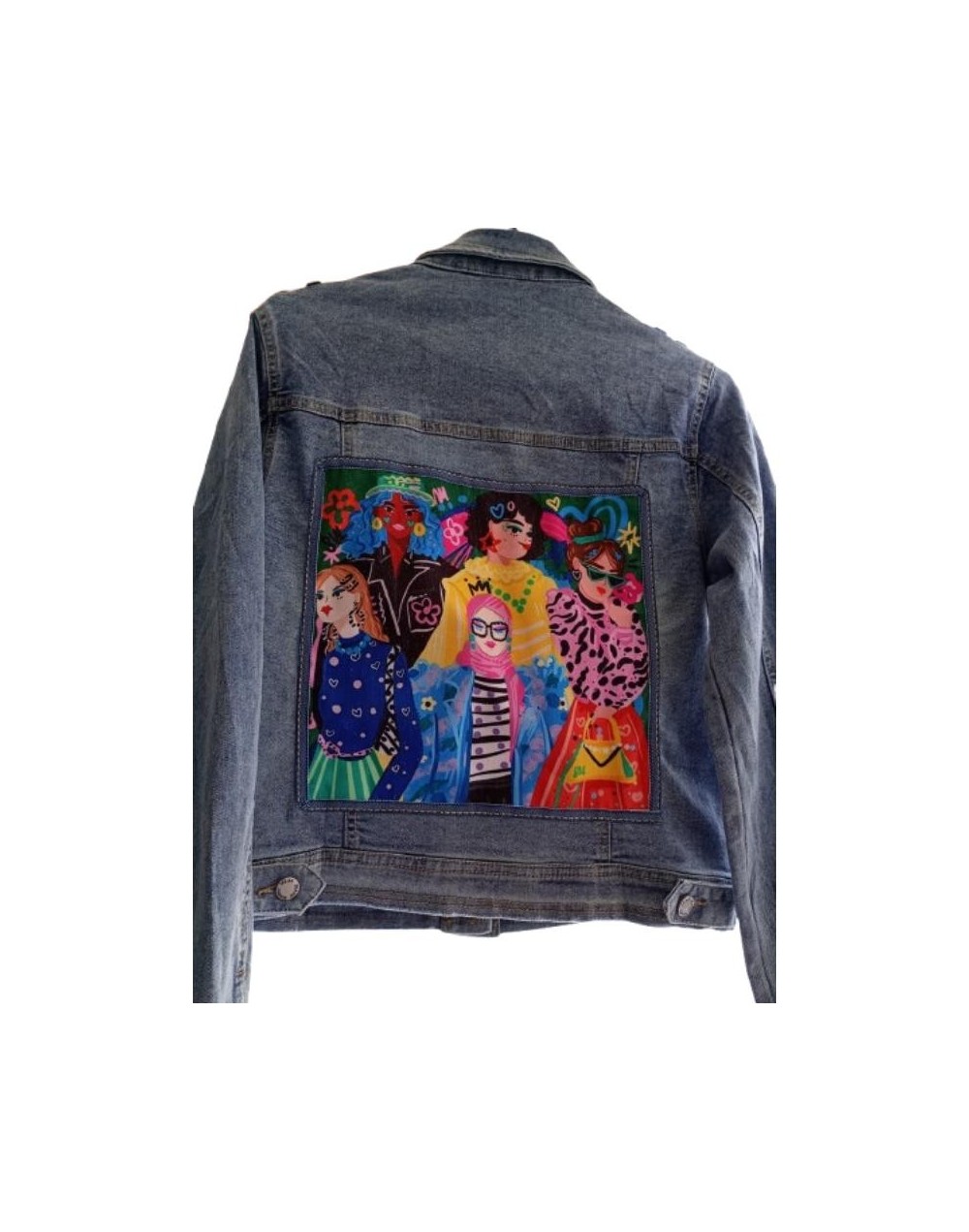 Chaqueta en Jean dama personalizada