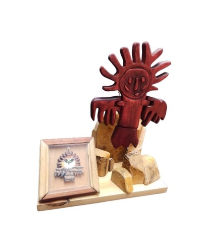 Pieza Dios varón del Sol