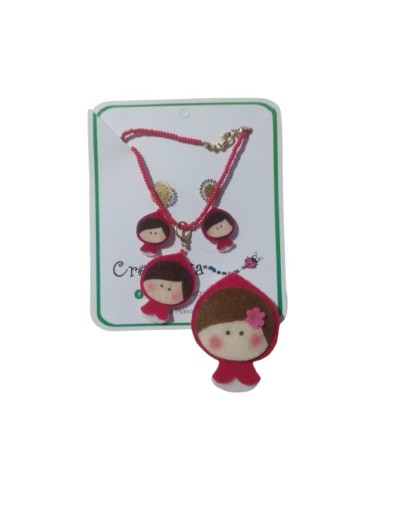 Collar Caperucita Roja 