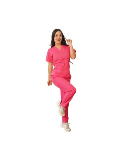 UNIFORME EN ANTIFLUIDO  TEXTILIA NACIONAL MODELO BASICO DAMA