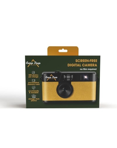 Cámara digital sin pantalla CampSnap – Vive el momento sin distracciones