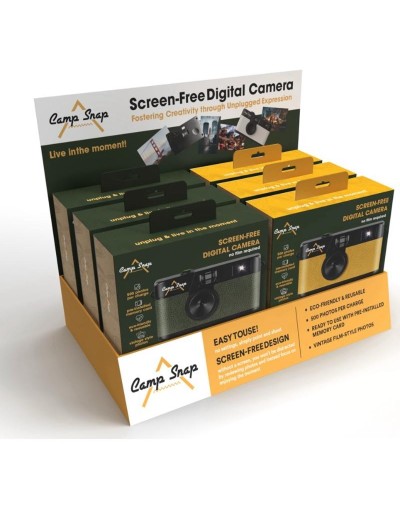 Cámara digital sin pantalla CampSnap – Vive el momento sin distracciones