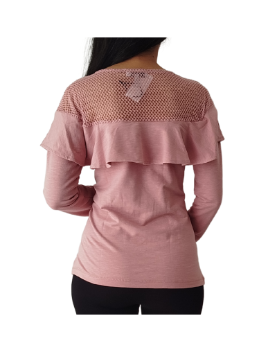 Saco rosado con boleros