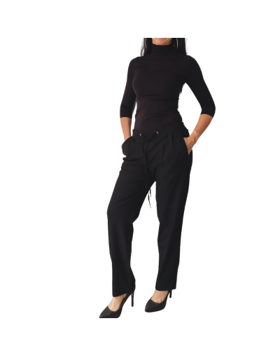 Pantalón negro ajustable