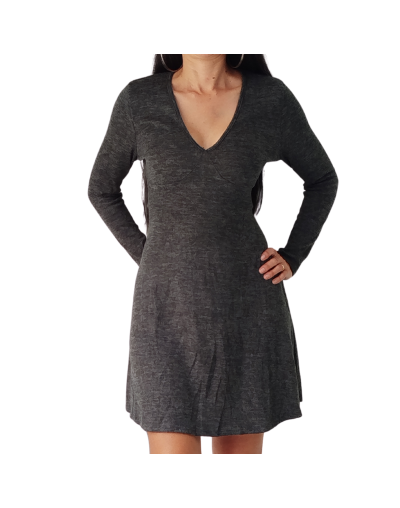Vestido verde linea A 