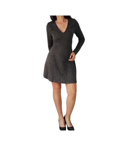 Vestido verde linea A 