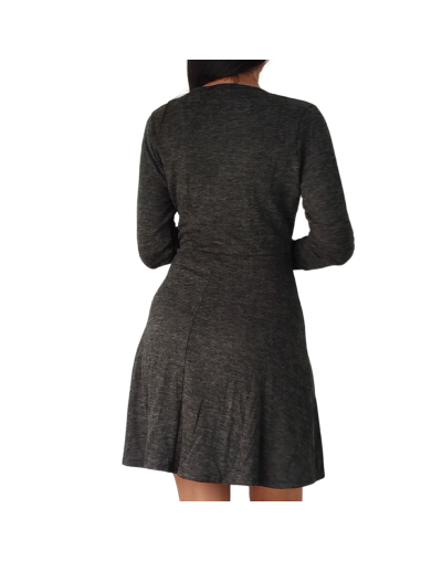 Vestido verde linea A 