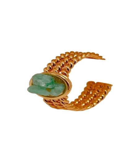 ANILLO AJUSTABLE EN BAÑO DE ORO