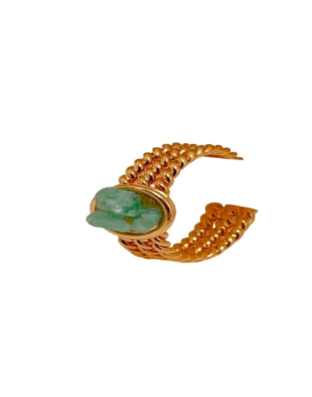 ANILLO AJUSTABLE EN BAÑO DE ORO