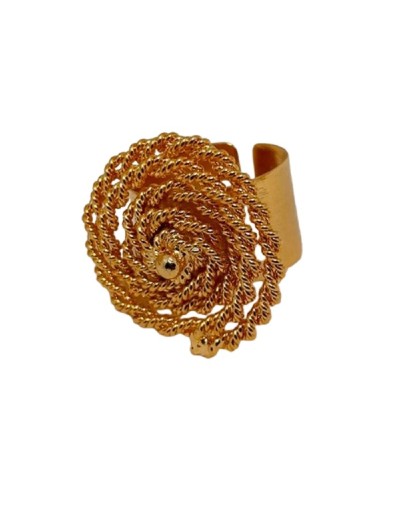 ANILLO AJUSTABLE EN BAÑO DE ORO