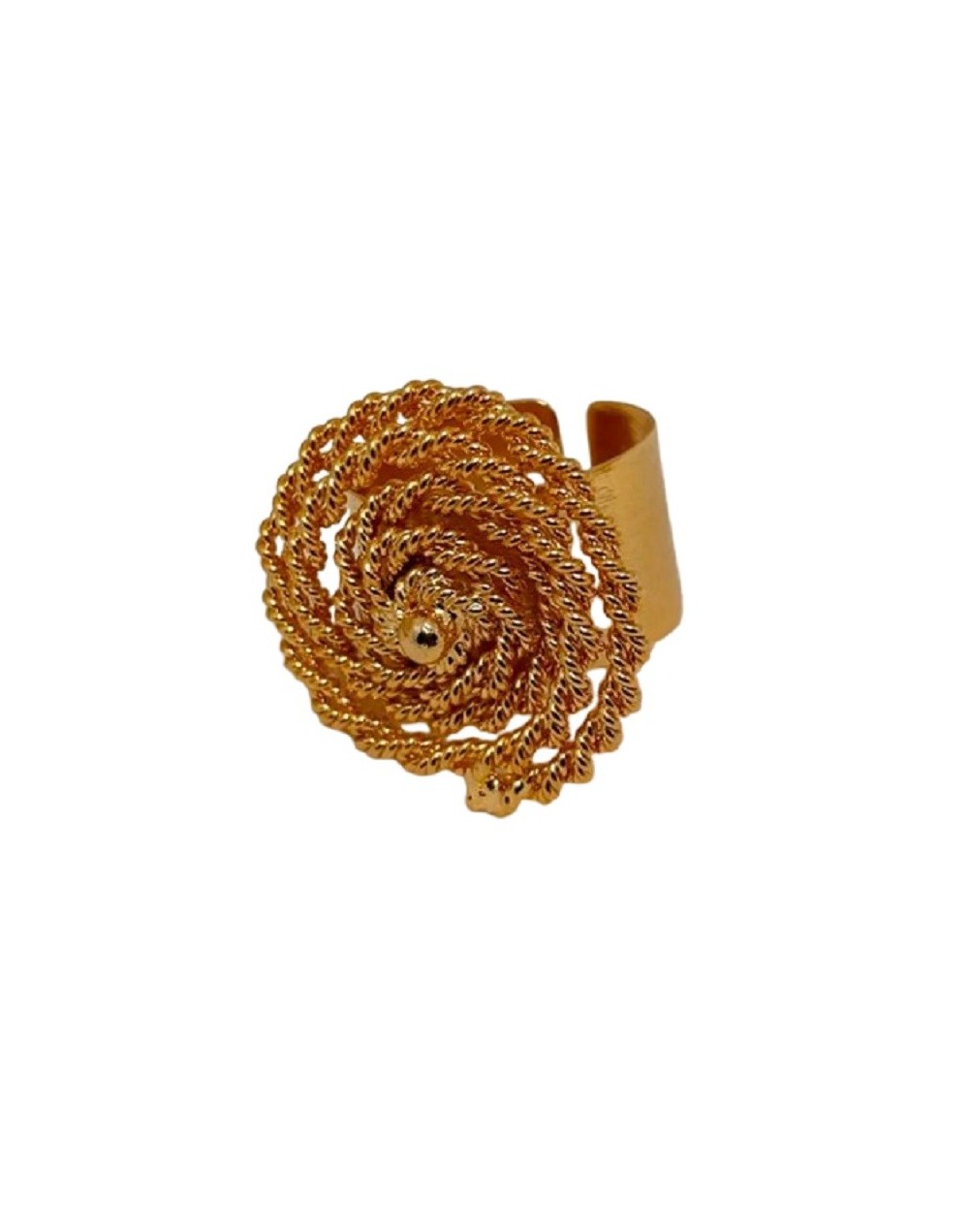 ANILLO AJUSTABLE EN BAÑO DE ORO