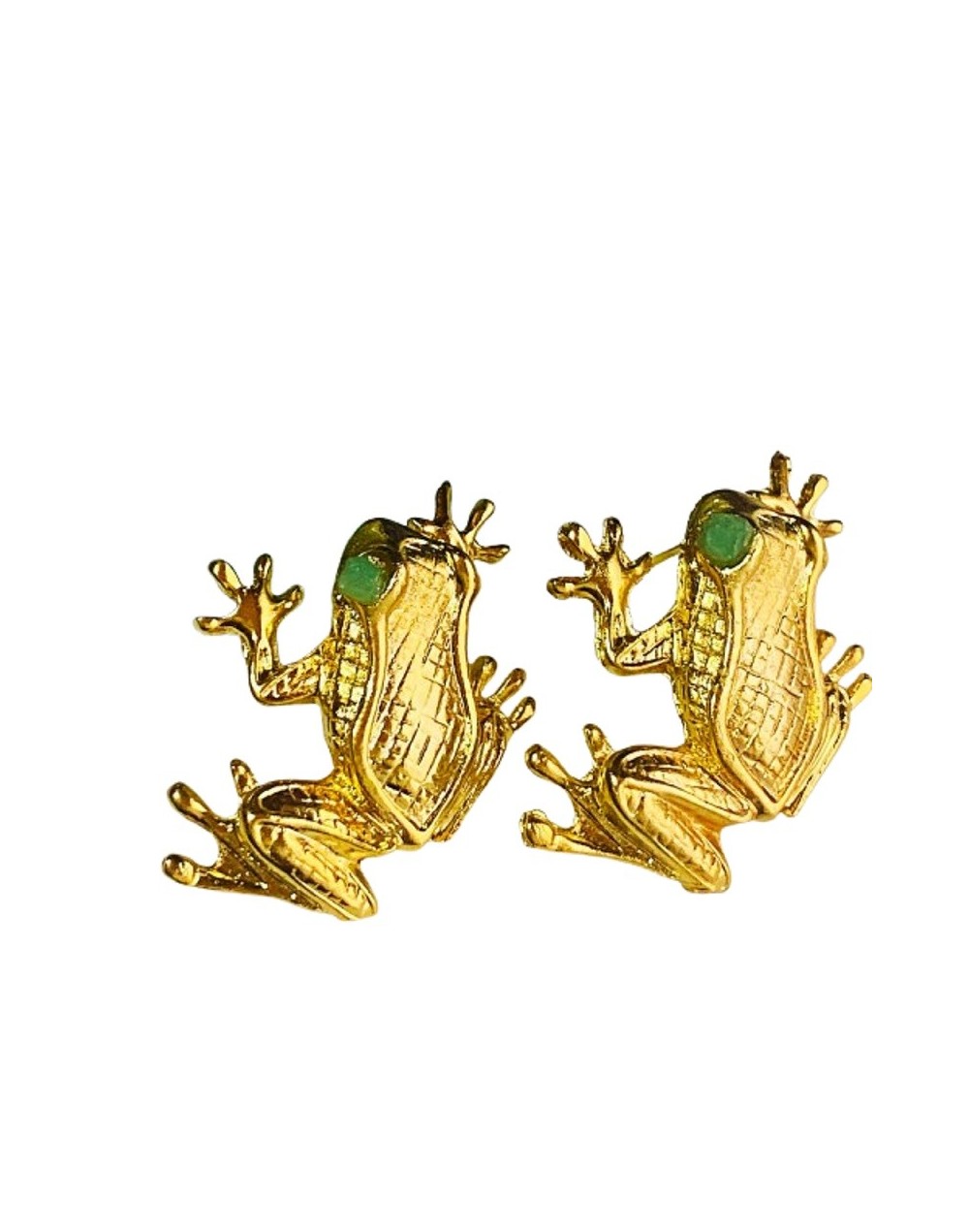 ARETES EN BAÑO DE ORO