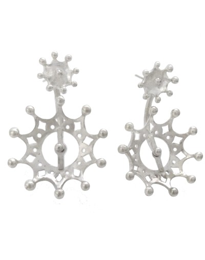 Aretes maxi doble cápsula energía QUEZTTEMA