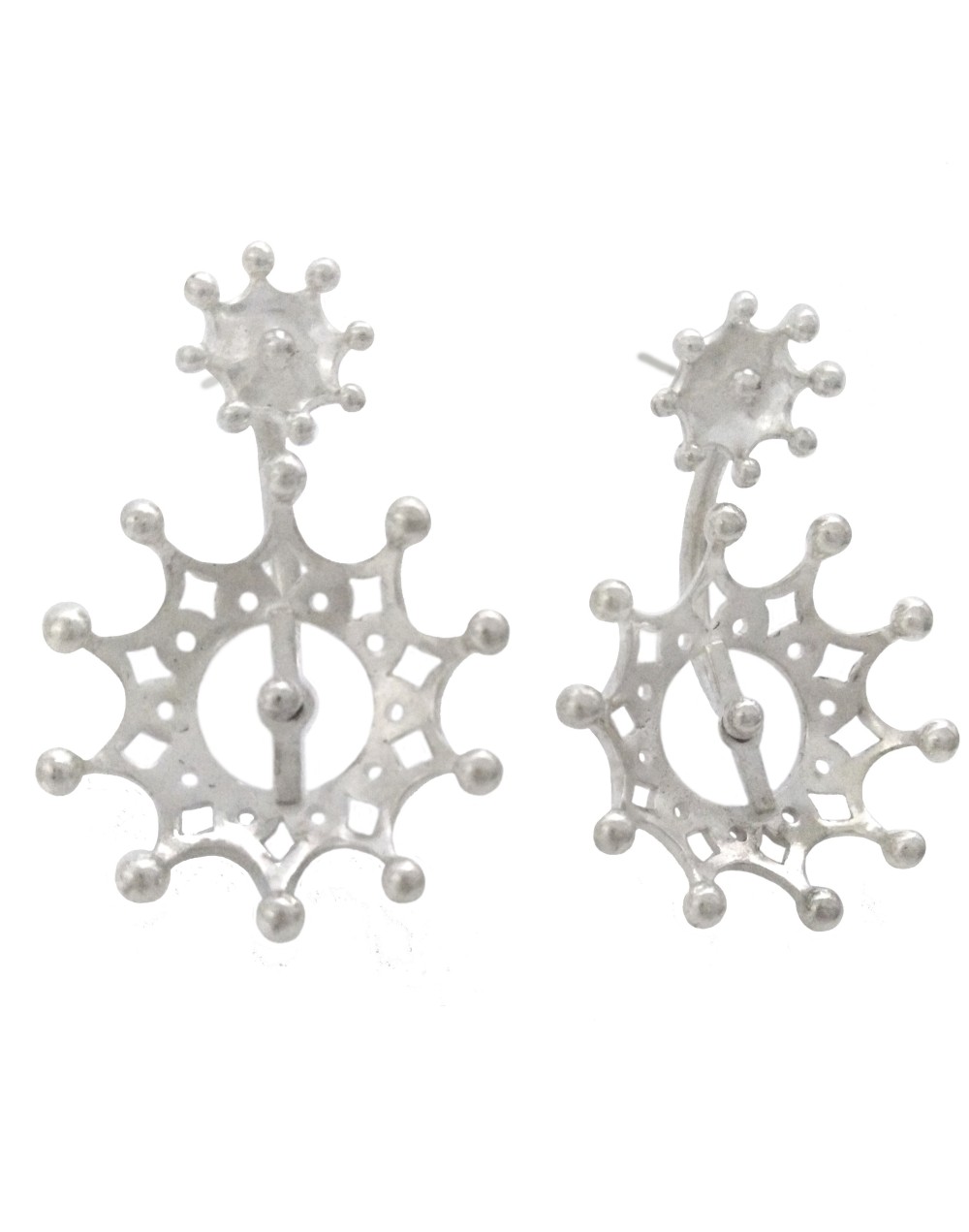 Aretes maxi doble cápsula energía QUEZTTEMA